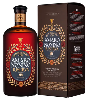Ликер Quintessentia Amaro Nonino Riserva в подарочной упаковке, 0,7 л — Италия