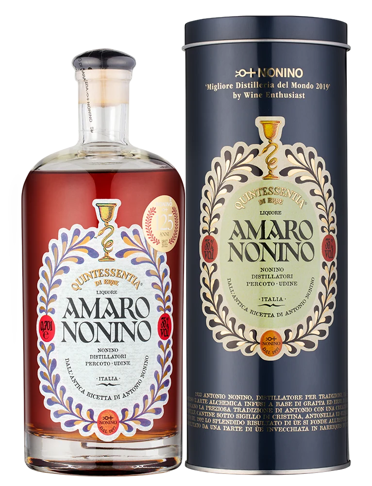 Ликер Quintessentia Amaro Nonino в подарочной упаковке, 0,7 л — Италия