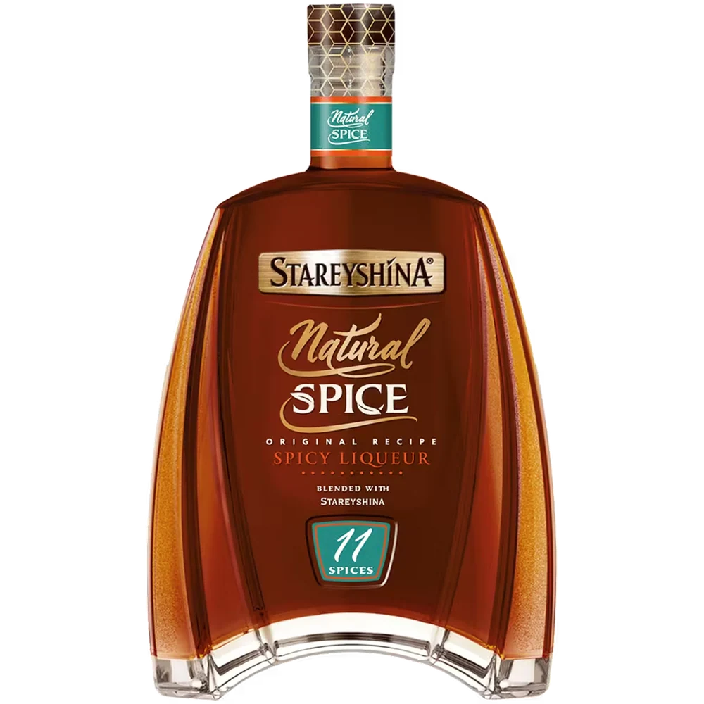 Ликер Stareyshina Natural Spice на основе коньяка десертный, 0,5 л — Россия