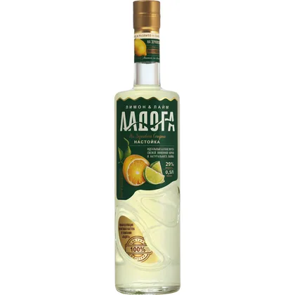 Настойка Ладога Лимон и Лайм, 0,5 л — Россия
