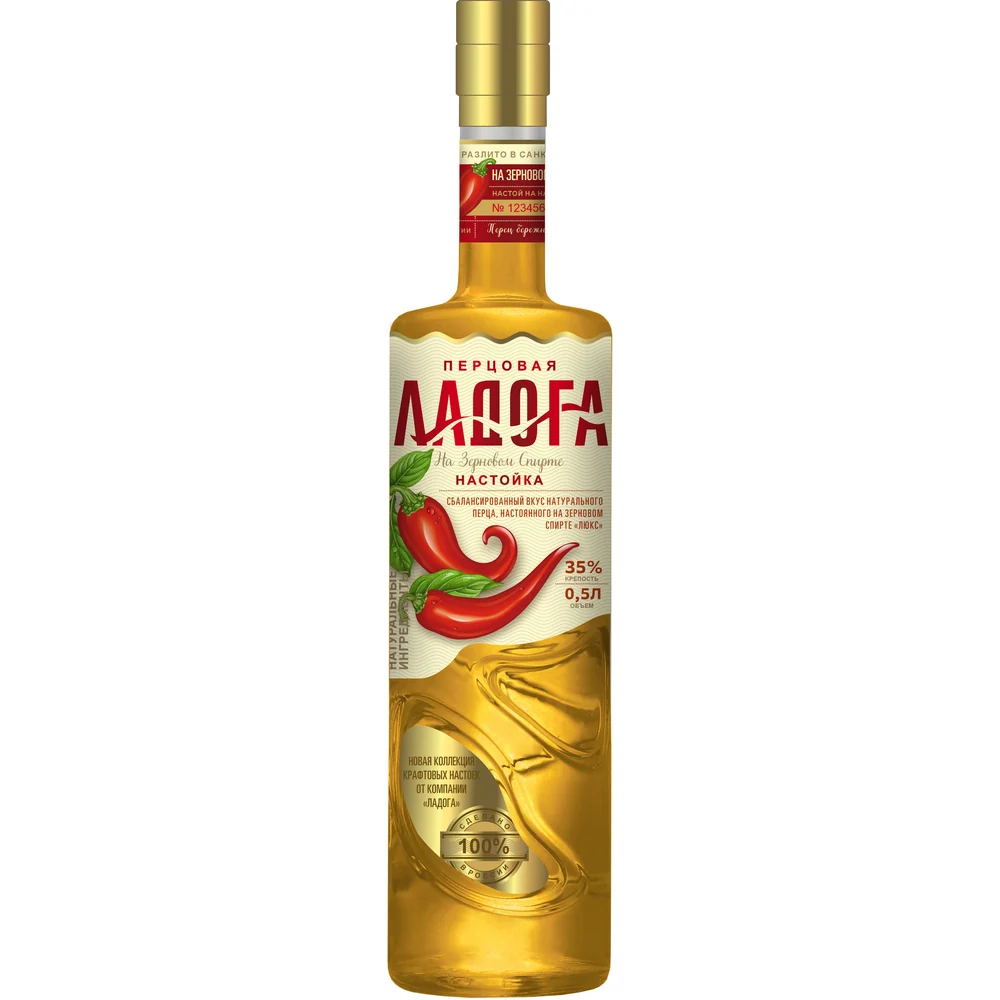 Настойка Ладога Перцовая, 0,5 л — Россия