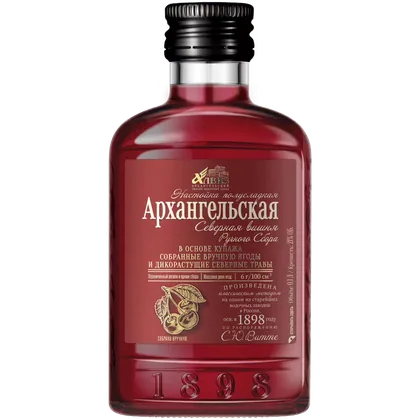 Настойка Архангельская Северная выдержка Вишня Ручного Сбора, 0,1 л — Россия