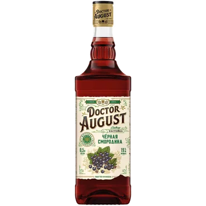 Настойка Doctor August Черная Смородина, 0,5 л — Россия