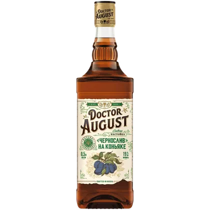Настойка Doctor August Чернослив на коньяке, 0,5 л — Россия