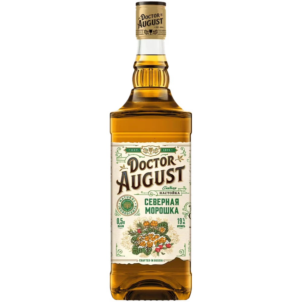 Настойка Doctor August Северная морошка, 0,5 л — Россия
