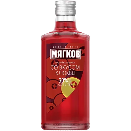 Настойка горькая Мягков Клюква, 0,25 л — Россия