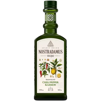 Настойка Nostradamus Chilii pepper & Lemon горькая, 0,5 л — Россия