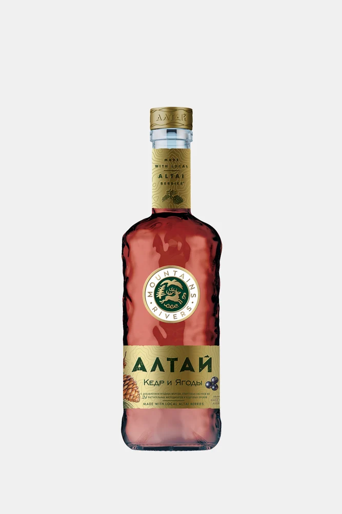Настойка полусладкая Алтай Кедр и Ягоды, 0,5 л — Россия