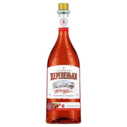 Настойка сладкая Зимняя деревенька графиня вишня, 0,5 л — Россия
