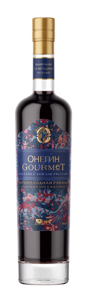 Настойка ягодная сладкая Онегин Gourmet Черноплодная рябина, 0,5 л — Россия