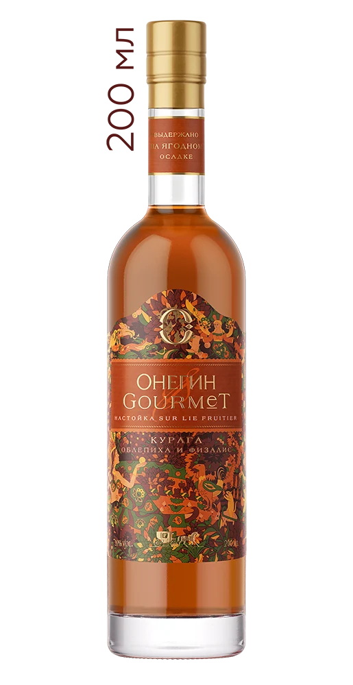 Настойка ягодная сладкая Онегин Gourmet Курага, 0,2 л — Россия