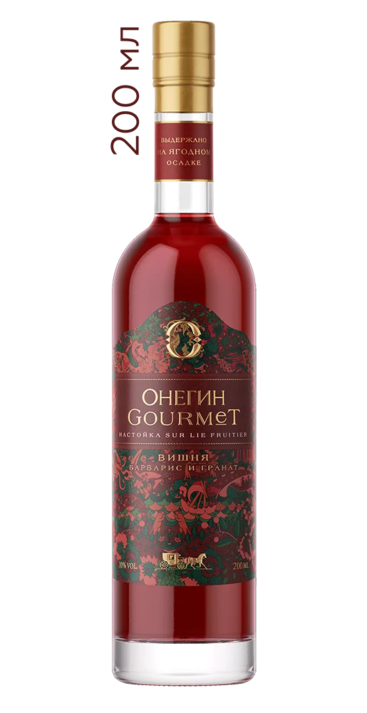 Настойка ягодная сладкая Онегин Gourmet Вишня, 0,2 л — Россия