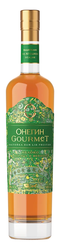 Настойка ягодная сладкая Онегин Gourmet Яблоко, 0,5 л — Россия