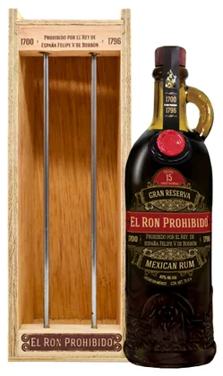 Ром El Ron Prohibido Gran Reserva 15 years 40% 0,7 л п/уп — Мексика