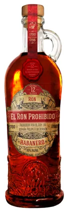 Ром El Ron Prohibido Habanero 12 40%, 0,75 л — Мексика
