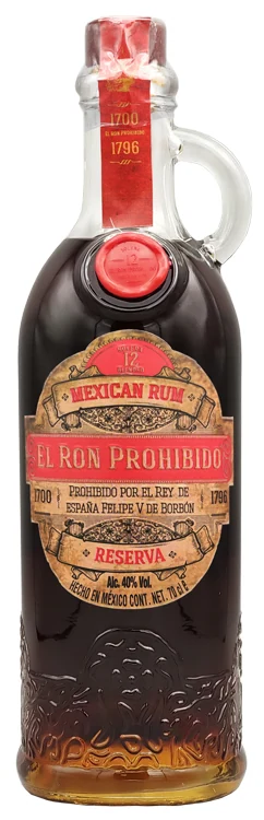 Ром El Ron Prohibido Reserva 12 years 40%, 0,7 л — Мексика