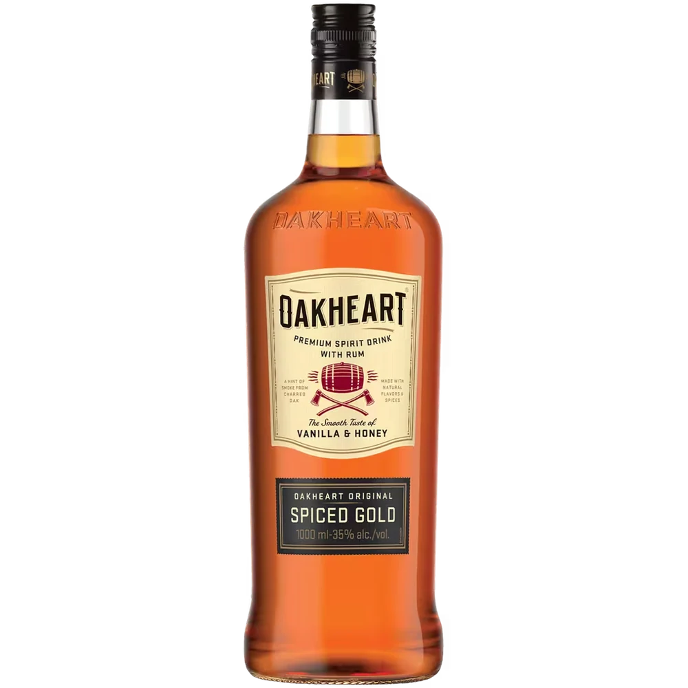 Ром Коктейль Oakheart Original Spiced Gold на основе рома, 1 л — Россия