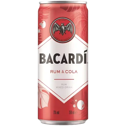 Напиток слабоалкогольный Bacardi Rum & Cola 0,25 л ж/б — Бельгия