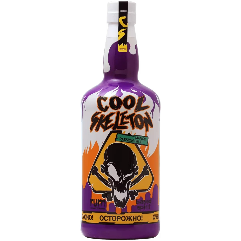 Ром Напиток спиртной Cool Skeleton Mango Passion Fruit на основе рома, 0,7 л — Россия