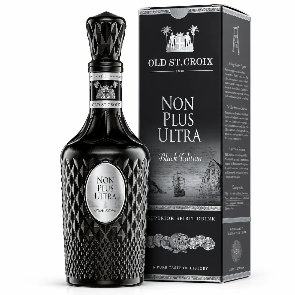 Ром Old St. Croix Non Plus Ultra Black Edition (gift box), 0,7 л — Дания