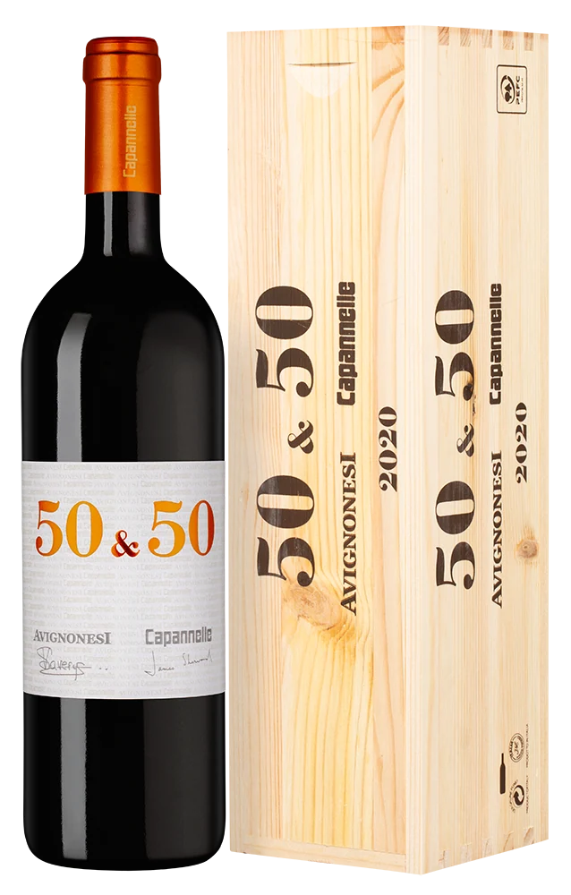 Вино 50 & 50, Capannelle, 0,75 л — Италия