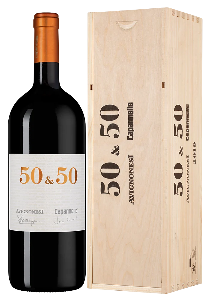 Вино 50 & 50 в подарочной упаковке, Capannelle, 1,5 л — Италия