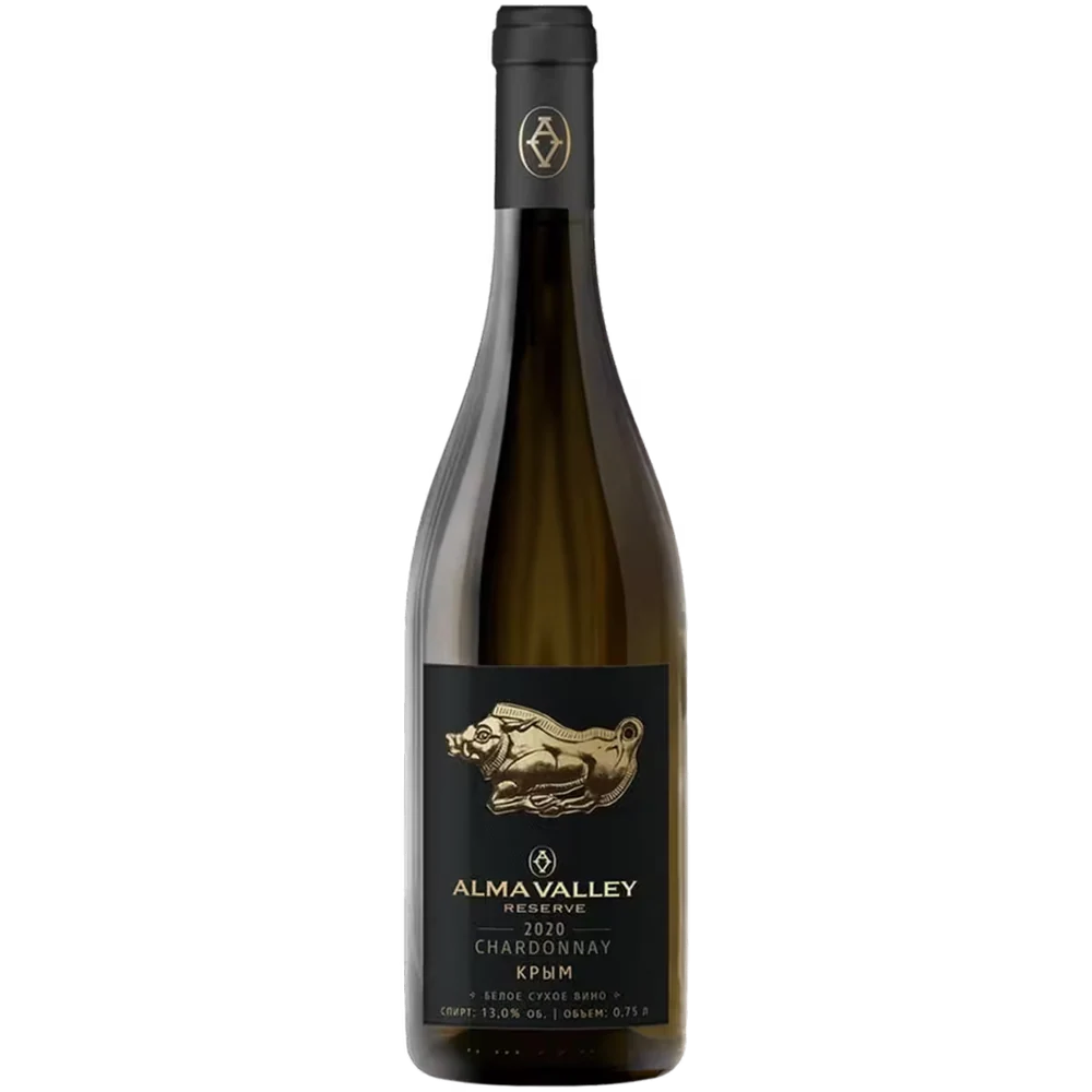 Вино Alma Valley Chardonnay Reserve белое сухое, 0,75 л — Россия