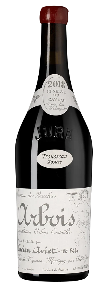 Вино Arbois Rouge Trousseau Rosiere, Caves de Bacchus (Lucien Aviet et Fils), 0,75 л — Франция