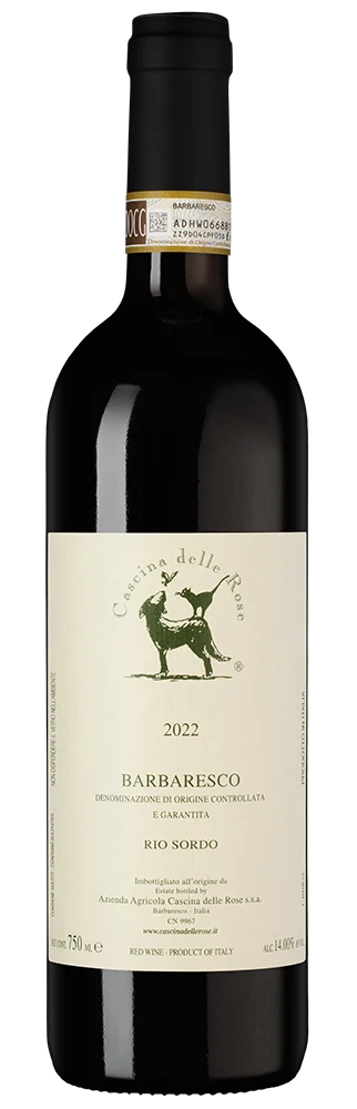 Вино Barbaresco Rio Sordo, Cascina delle Rose, 0,75 л — Италия