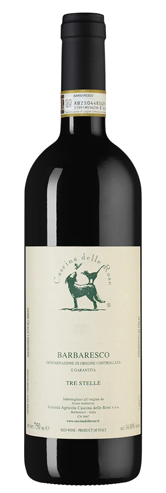 Вино Barbaresco Tre Stelle, Cascina delle Rose, 0,75 л — Италия