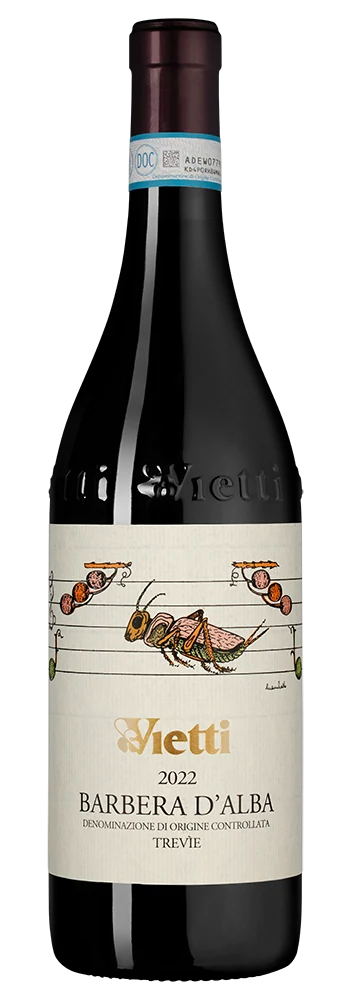 Вино Barbera d'Alba Tre Vigne, Vietti, 0,75 л — Италия
