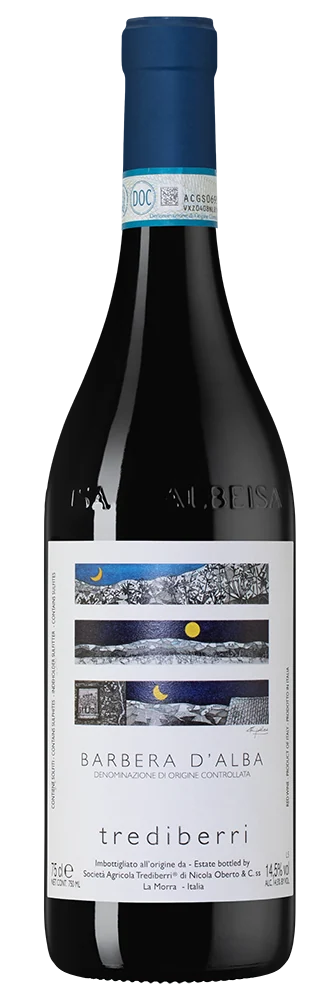 Вино Barbera d'Alba, Trediberri, 0,75 л — Италия