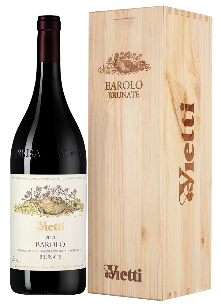 Вино Barolo Brunate в подарочной упаковке, Vietti, 1,5 л — Италия