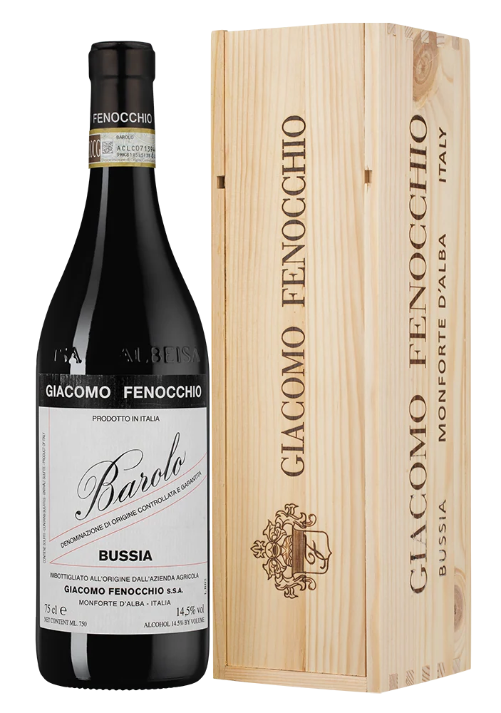 Вино Barolo Bussia в подарочной упаковке, Giacomo Fenocchio, 0,75 л — Италия