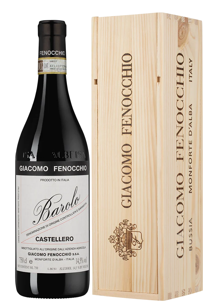 Вино Barolo Castellero в подарочной упаковке, Giacomo Fenocchio, 0,75 л — Италия