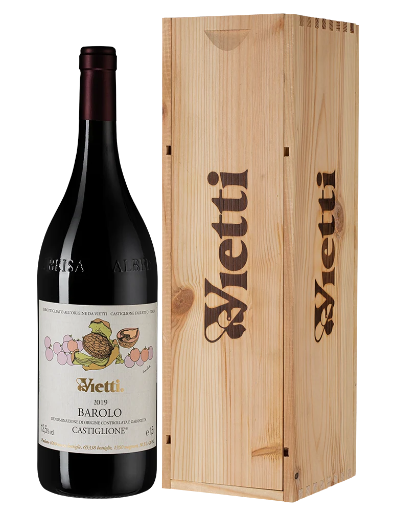 Вино Barolo Castiglione в подарочной упаковке, Vietti, 1,5 л — Италия