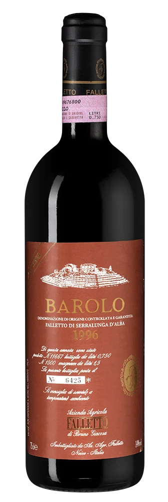 Вино Barolo Le Rocche del Falletto Riserva, Bruno Giacosa, 0,75 л — Италия