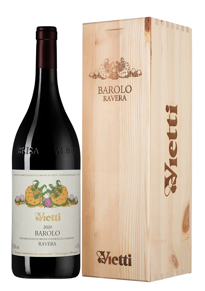 Вино Barolo Ravera в подарочной упаковке, Vietti, 1,5 л — Италия