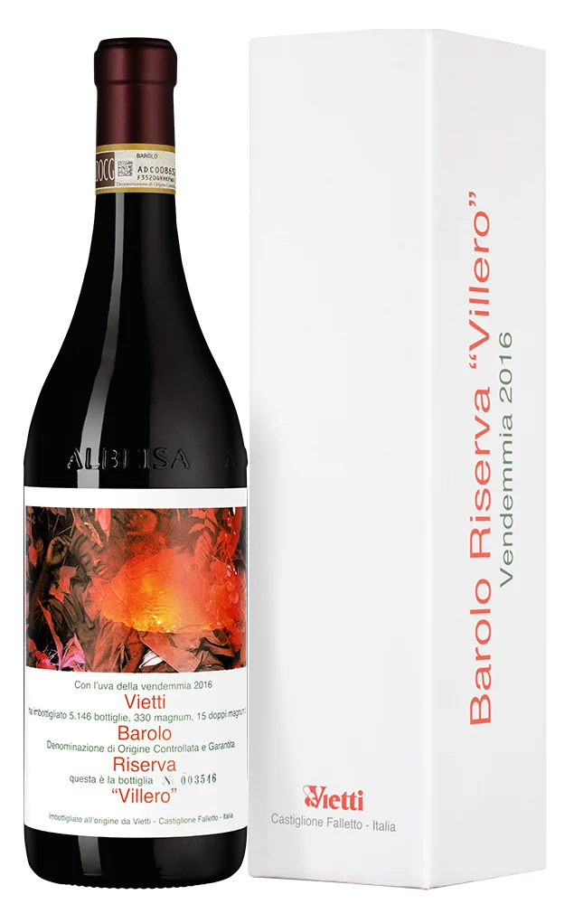 Вино Barolo Riserva Villero, Vietti, 0,75 л — Италия