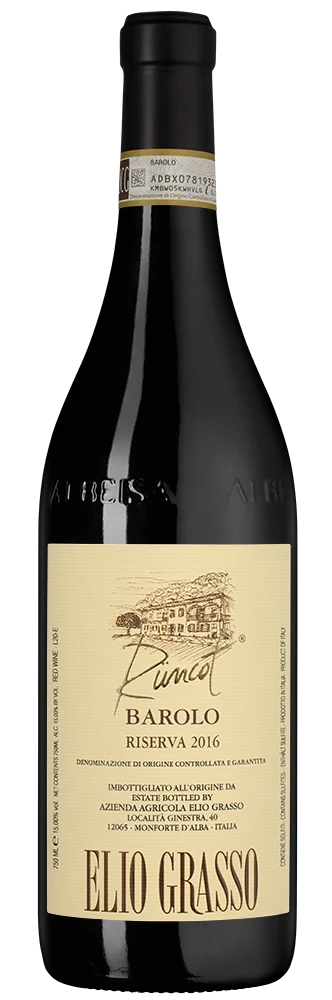 Вино Barolo Runcot Riserva, Elio Grasso, 0,75 л — Италия