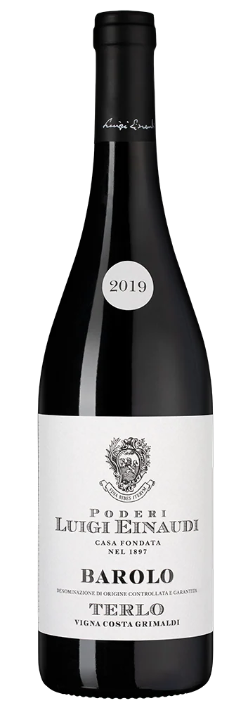 Вино Barolo Terlo Vigna Costa Grimaldi, Poderi Luigi Einaudi, 0,75 л — Италия
