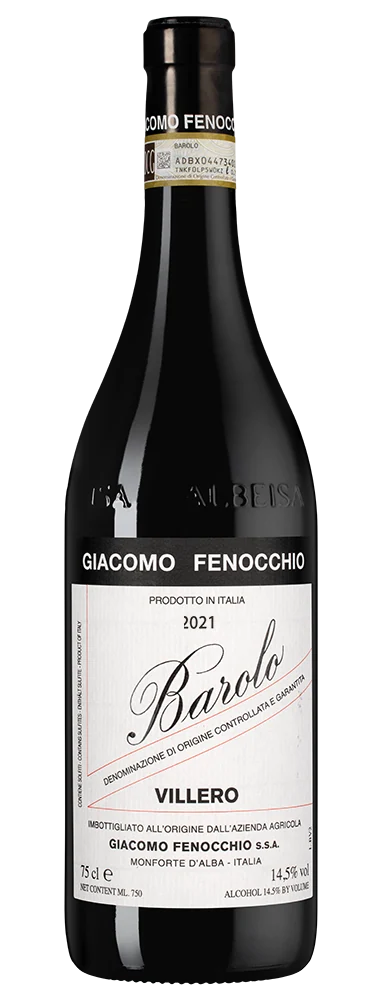 Вино Barolo Villero, Giacomo Fenocchio, 0,75 л — Италия