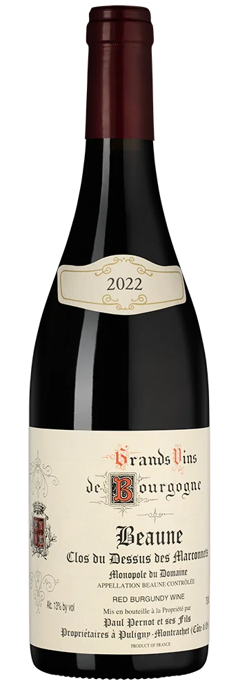 Вино Beaune Clos du Dessus des Marconnets, Domaine Paul Pernot & Fils, 0,75 л — Франция