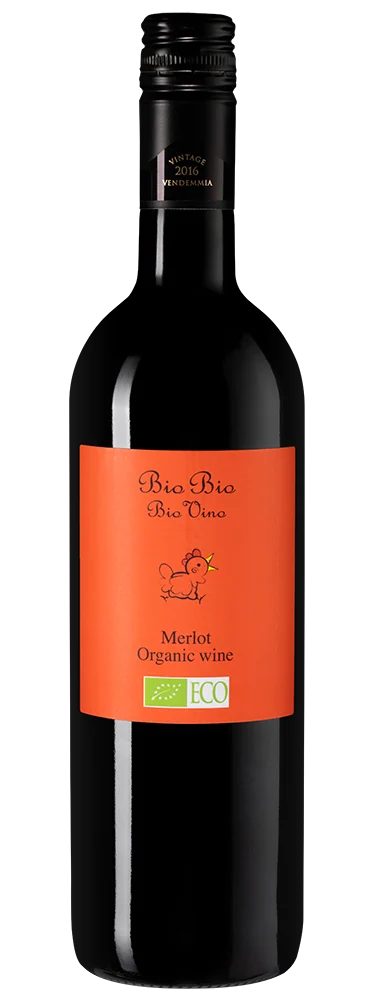 Вино Bio Bio Merlot, 0,75 л — Италия