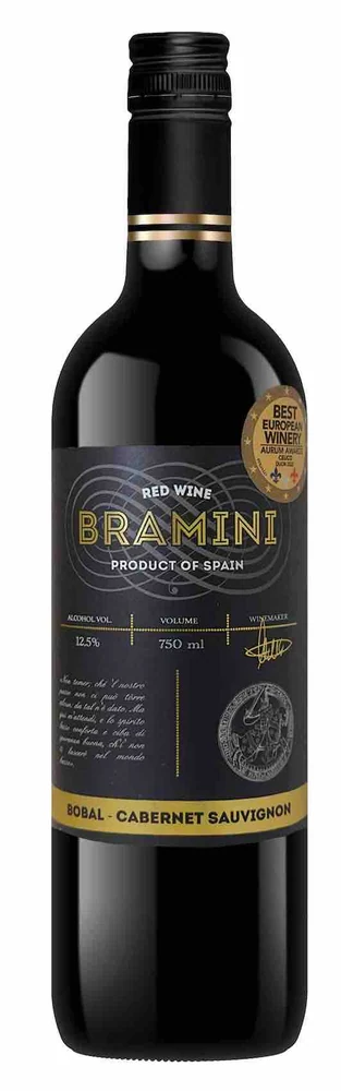 Вино Бобаль/Каберне-Совиньон, Брамини, Утиель-Рекена, 0,75 л — Испания