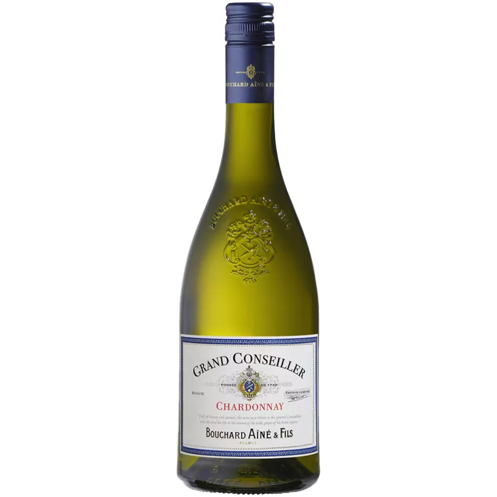 Вино Bouchard Aine & Fils Grand Conseiller Chardonnay белое сухое, 0,75 л — Франция