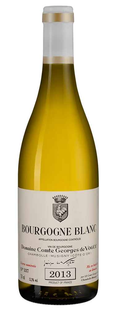 Вино Bourgogne Blanc, Domaine Comte Georges de Vogue, 0,75 л — Франция