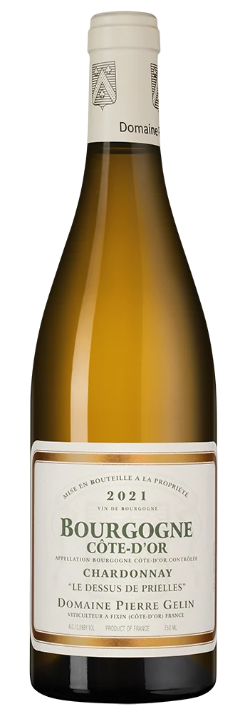 Вино Bourgogne Chardonnay Cote d`Or Le Dessus de Prielles, Domaine Pierre Gelin, 0,75 л — Франция