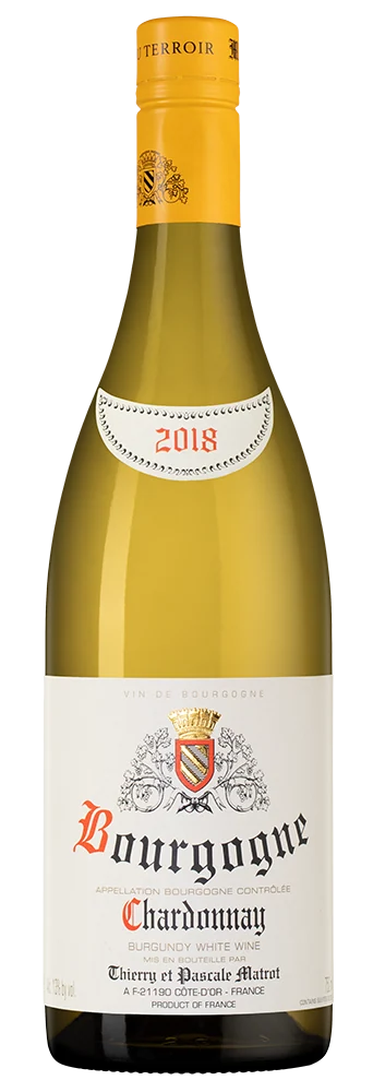 Вино Bourgogne Chardonnay, Domaine Thierry et Pascale Matrot, 0,75 л — Франция