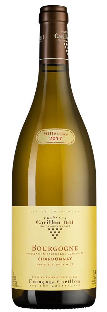 Вино Bourgogne Chardonnay, Francois Carillon, 0,75 л — Франция